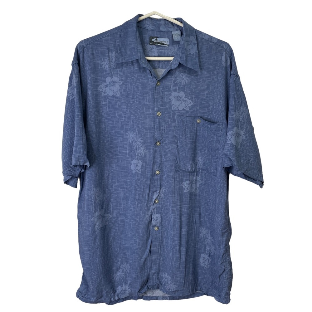Corsini Hawaiian Tropical Button Down Shirt size Large